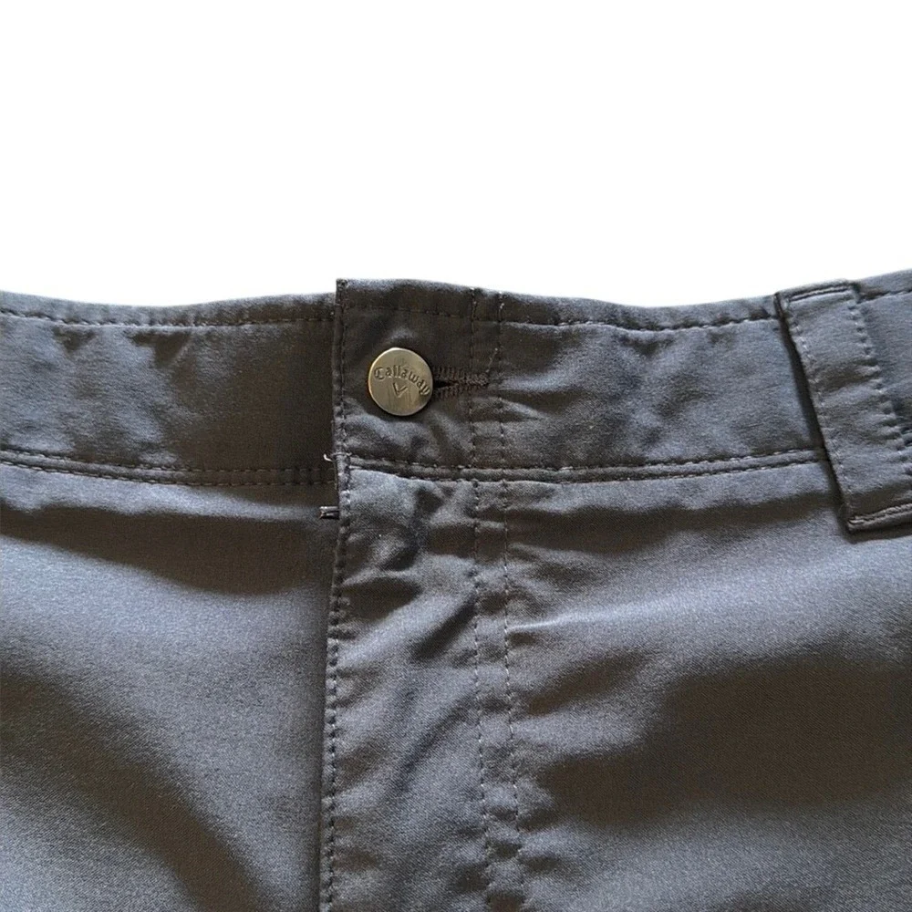 Callaway Mens Golf‎ Shorts Dark Gray Charcoal Flat Front Performance Size 38